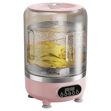 BLACK K7 탈수 가능한 소형세탁기 무선 충전식 여행용 휴대용 3L 양말 속옷 미니 세탁기 HP-909, 핑크