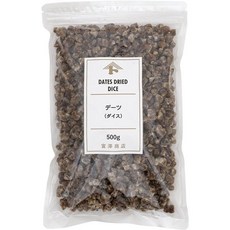 토미자와 상점 TOMIZ 01718401 데이트 다이스 500g 일본 건조 말린 과일, 1개