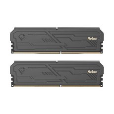 Netac DDR4 DRAM 32GB 키트 (2x16GB) 3200MHz XMP 2.0 듀얼 채널 RAM CL16 (PC4-25600) 1.35V 288핀 업그레이드 알루미늄, Netac DDR4 DRAM 32GB 키트 (2x16G