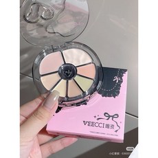 VEECCI唯資 七色全能遮瑕盤 全臉瑕疵一盤解決, 1個, VEECCI唯資七色遮瑕盤