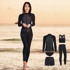 UPPERCUT 래쉬가드 세트 남여 커플세트 라이크라 블랙그레이