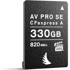 엔젤버드 AV PRO SE CFpress A 2.0 330GB - 타입 메모리 카드 소니 알파 및 FX와 호환 최대 8K RAW 비디오 사진, 330 GB, 1개