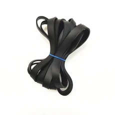 100개 대형 검정 고무 밴드 SBG 링 신축성 강한 탄성 사무실 포장 용품 타이, 03 50pcs