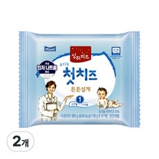 매일유업 상하유기농 첫치즈 1단계, 치즈, 180g, 2개