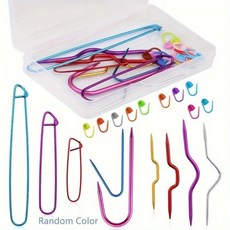 케이블 홀더 뜨개질 바느질용 키트 알루미늄 핀 바늘, 1개