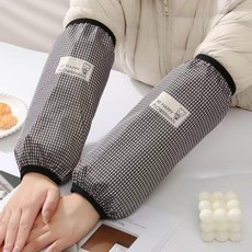 袖套防水耐髒女款廚房格子防油防髒套袖成人 副廠商品