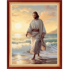 초보자를 위한 레드싱 스탬핑 크로스 키트 자수 다양한 패턴 스타터 DIY 프린트 바늘 포인트 11CT - 피콕 플라워 16x20 인치, Arts patterns20, 1개