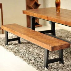 원목 실내벤치의자 우드 식탁 캠핑 일자 의자 원목색 체어, H. 벤치 160cm