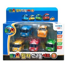 (선물완구) 아이코닉스 타요 휠카 친구들 세트 1 탄, 1개