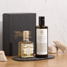 주세페주스티 화이트 큐빅 발사믹식초+키아로스쿠로 올리브오일 500ml세트, 1개, 750ml
