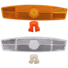 8Pcs 자전거 바퀴 스포크 리플렉터 자전거 경고 안전 리플렉터