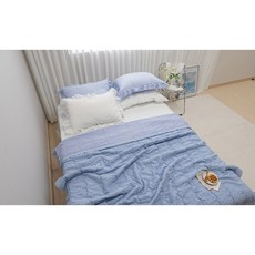 파스텔 아사면 여름 베개커버