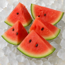 [정품] 싱싱하DAY 산지직송 12brix 이상 꿀수박, 1개, 5-6kg