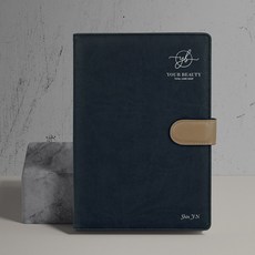 2026 시스템 다이어리 이니셜은 기본 / 5권이상 로고 각인 무료 / 육공 업무용 회사 6공 25절 A5, 블랙