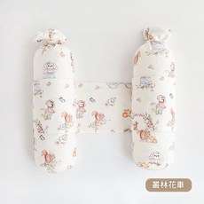 ibooooo 新生兒側睡擋枕, 叢林花叢 單個12*45cm, 1個, 1個