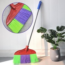 경량 빗자루 업소 매장 알루미늄 손잡이 마당비 야외용빗자루 눈올때 장대, 1개