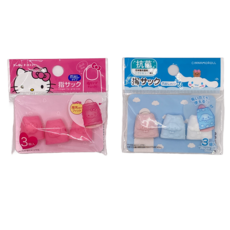 산리오 바느질 지폐 손가락 보호 실리콘 손가락 골무 3P, 헬로키티