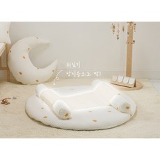 롤베이비 모달 에어매쉬 신생아 아기 바디필로우 뒤집기방지쿠션 국내생산, 냥냥이