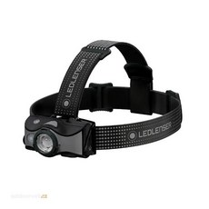 丹大戶外【LED LENSER】專業伸縮調焦充電型頭燈 黑/灰 MH7 燈具 頭燈 LED燈 照明燈 手電筒, 黑, 灰, 1個