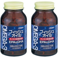 오리히로 오메가3 피쉬오일 45일분 2개세트/일본직구, 1개, 360정