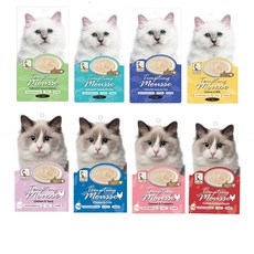 HULUCAT 肉泥 誘惑慕斯肉泥 15g 4入 雞肉鮪魚基底 貓咪零食 拌飯補水 訓練獎勵, 1個, 鮪魚＋蟹肉