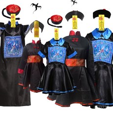 童趣殭屍服裝角色扮演服萬聖節兒童服裝舞臺話劇演出服殭屍親子裝