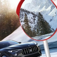 사각지대 해소용 광각 반사경 주차장 편의점 실내외, 1개, 반사경파이프기둥(75mm)