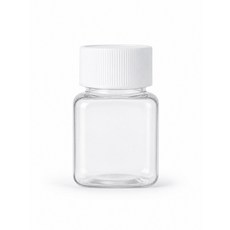 투명 PET 소분용기 다용도 수납병 30ml 콩 결합용 특수 병 5개 + 뚜껑