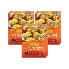롯데웰푸드 고추잡채 김말이400g400gx3개 944468 입, 1세트, 400g