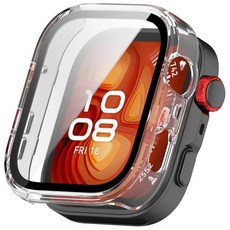 화면 강화 유리 케이스 범퍼 커버 전면 보호 쉘, Huawei Fit 4 Pro, 1. Transparent