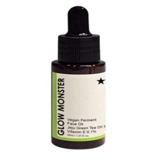 [비건뷰티] 글로우몬스터 비건 발효 페이스 오일 제주 그린티 오일 99.9%, 30ml, 3개
