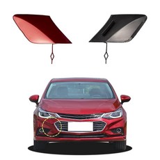 쉐보레 크루즈 L LS LT 2016 2017 2018 프리미어와 호환되는 자동차 전면 범퍼 견인 후크 커버 RS Pkg 없음 84051802 소형 뚜껑 아이 캡 도색되지 않음, 빨간색 오른쪽 조수석