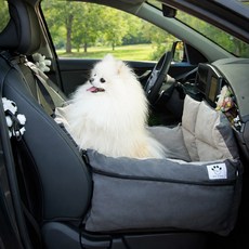 온누안 홈앤카 안전 애견 강아지 카시트, 1개, 그레이