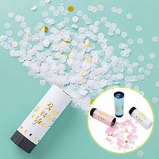 컨페티 푸쉬팝 화이트 사진 용품 컨페티폭죽sjl4+5WnV