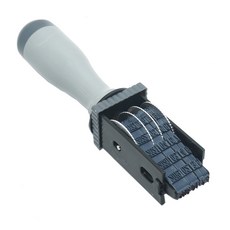 소형 날짜도장 날인기 스탬프 새기기 회전 수동 생산 기계 코팅 마킹 미니 제조일자, 2. 15x3mm(1개), 1개