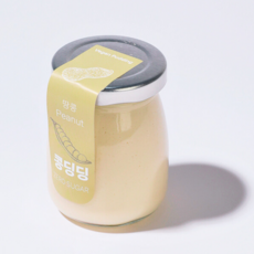 콩으로 만든 무설탕 수제 비건 키토 푸딩 - 콩딩딩 땅콩, 1개, 90ml