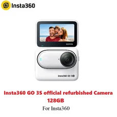 인스타360 공식 리퍼비시 X4 /X3 /GO 3S/ ACE PRO 액션 카메라 방수 안정화 캠코더, 01 GO 3S 128G White
