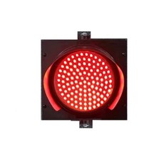 LED 신호등 단색 전광판 표시등 안전 1구 운전 경고등 교통 구 면 교통신호등, 05. 200mm 24V 단일 녹색 지속광