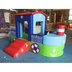 정글 짐 실내 놀이터 키즈 룸 슬라이드 미끄럼틀, 해적 콤보