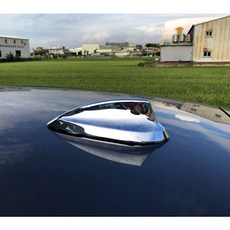 圓夢工廠 BMW 寶馬 X7 G07 鯊魚鰭蓋 天線蓋 車頂鯊魚鰭保護蓋飾貼 貼模 加蓋 現貨, 鍍鉻銀