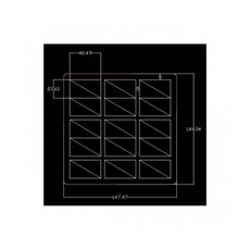 요기팜 간편하게 붙이는 초강력 접착력 자석 시트지 7 가베 직각부등변삼각형, 1개