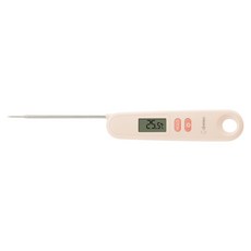 DRETEC O-903 螢幕鎖定料理電子溫度計 & 油溫計 可摺疊收納, 1個, 粉色 / O-903PK