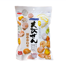 岡田屋製菓 綜合蝦餅, 155g, 1包
