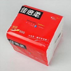 佳倍柔 抽取式柔紙巾 300抽*24包/箱, 1個, 半箱（12包）