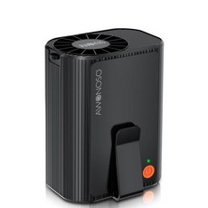 Awonoso 웨어러블 벨트에 클립된 10000RPM 휴대용 허리 팬 10000mAh 최소 기어 내구성 최대 20시간 3가지 스피드 넥 책상 팬 (블랙)144691