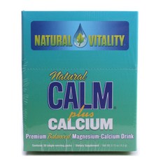 NATURAL VITALITY 加鈣補充粉, 普通口味, 1盒, 30入