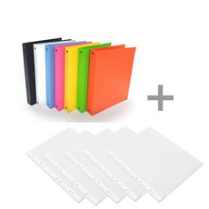 친환경 에코바인더 B5 (바인더1권+B5속지 2권), 1개, 흑색1권+B5속지 5속