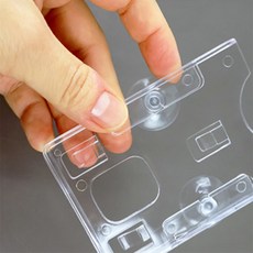 밍스 자동차카드케이스 투명카드케이스, 흡착판