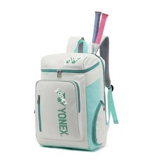 【臺灣出貨】熱賣新款羽球後背包 yy 羽球背包 雙肩背包 羽球包 大容量背包 網球包 獨立鞋倉 羽球收納包, 1408白水湖藍色背包 送鞋袋, 1個