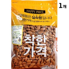 구운아몬드(맛깔 무염 1K) can*820gk, 1개